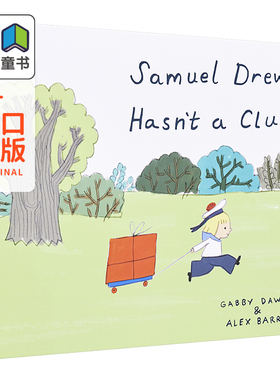 Alex Barrow 包裹里面有什么 Samuel Drew Hasn’t a Clue 英文原版 进口图书 儿童绘本 动物故事图画书 3-6岁
