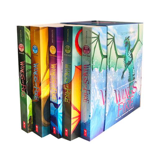火焰之翼 盒装共5册 Wings of Fire 6-10  The Jade Mountain Prophecy英文原版青少年奇幻冒险小说Tui T. Sutherland 火翼飞