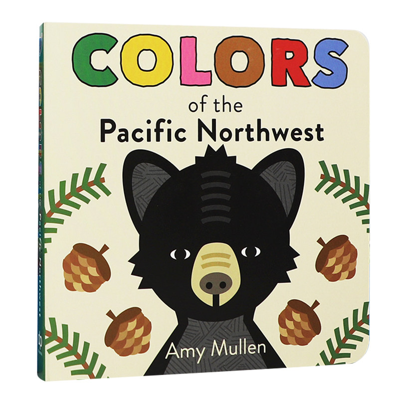 英文原版会本 纸板书 西北太平洋的颜色colors of the pacific