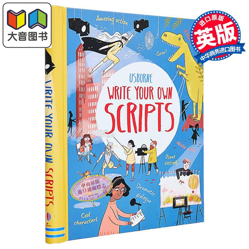 WRITE YOUR OWN SCRIPTS 自己写:脚本创作 英文原版 进口童书 儿童工具书 故事写作参考书 精品儿童读物 编剧写作 大音