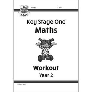 英国CGP原版 KS1 Year 2 Targeted Question Book Workout Maths English 数学手册 英语听说读写语法练习册部分含答案 英文原版