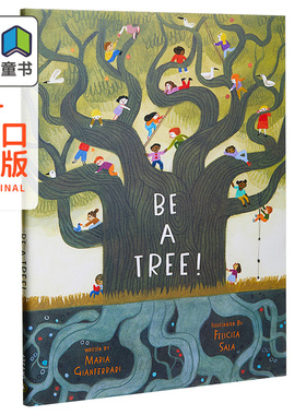 Felicita Sala 精品绘本系列 Be A Tree 成为一棵大树 安徒生最佳插画家得主 名家绘本 精装 3~6岁 英文原版科普绘本