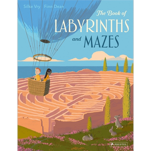 The Book of Labyrinths and Mazes 迷宫之书 英文原版 进口原版 7岁到10岁 精装 儿童益智玩乐迷宫书 Silke Vry 大音