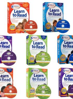 自然拼读Hooked on Phonics附DVD全套8册 英文原版迷上语音系列Learn to Read Level 1-8级 英语教辅 分级阅读 大音