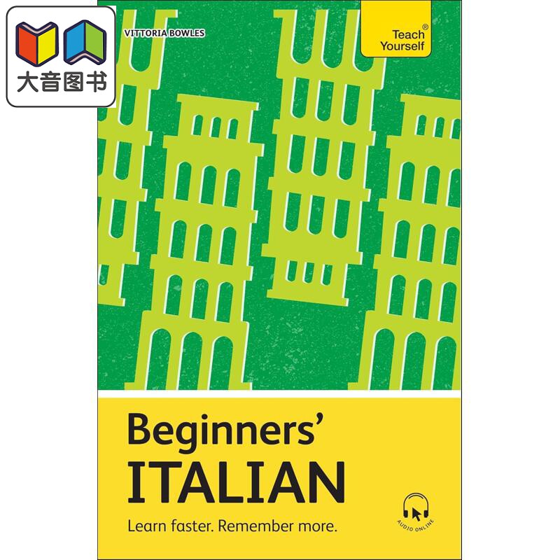 意大利语入门 学得更快记得更牢自学教材英文原版Beginners Italian Teach Yourself Beginners Language Learning 大音
