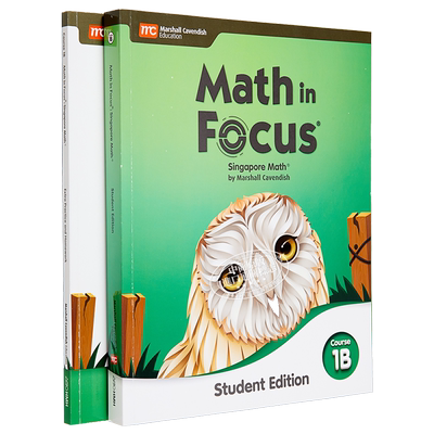 Math in Focus Grade 6 Course 1B 焦点数学 六年级下册套装 学生书+课外练习作业本 美国HMH教材 小学新加坡数学 大音