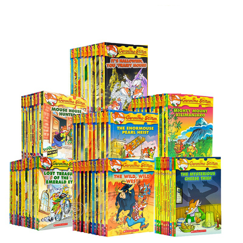 老鼠记者 英文原版经典小说 81册可选 Geronimo Stilton 儿童安徒生奖 章节书全套 GeronimoStilton 书籍/杂志/报纸 儿童读物原版书 原图主图