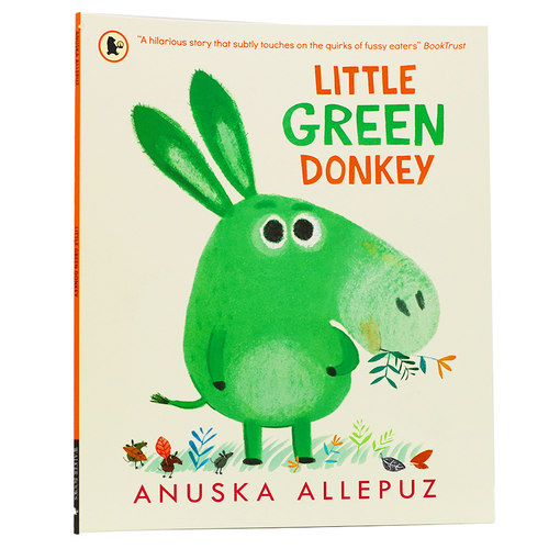 小驴子变绿了 英文原版绘本 Little Green Donkey 小绿驴 英文版儿童英语图画故事书 Anuska Allepuz