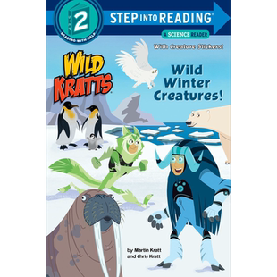 Step Into Reading2 阅读进阶2级：动物兄弟冬天的猎者 儿童科普 英文原版 3-6岁
