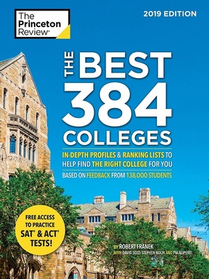 384所大学名录2019 英文原版 The Best 384 Colleges 2019 大学指南