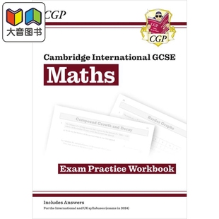 英国CGP 2024年新版剑桥国际IGCSE数学考试练习册核心与扩展 New Cambridge IGCSE Maths Exam Practice Workbook 大音
