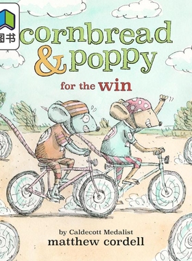 面包鼠与波波鼠4 精装 Cornbread & Popp for the Win 英文原版 儿童绘本 动物友谊故事 进口图书儿童读物 6-10岁 大音