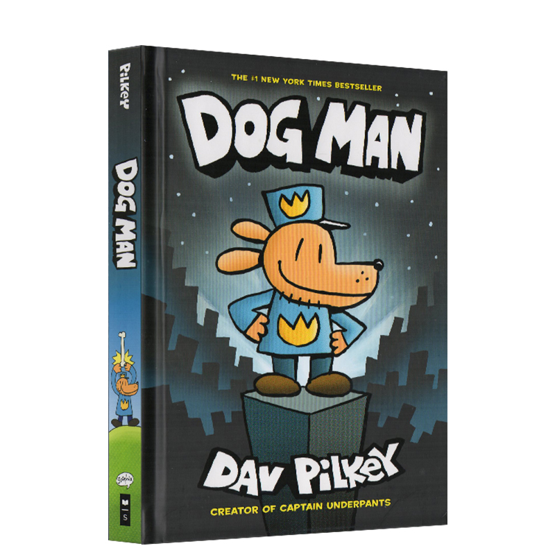 Dog Man 1-12系列 英文原版 精装 神探狗狗的冒险故事 儿童英语绘本 内裤超人作者 Dav Pilkey 漫画书全彩桥梁章节书 Dogman 书籍/杂志/报纸 儿童读物原版书 原图主图