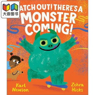小心 怪物来啦 Watch Out Theres a Monster Coming 英文原版 儿童绘本 图画故事书 亲子读物 进口低幼童书 3岁+ 大音