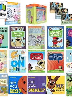 Mo Willems莫.威廉斯童书 Elephant & Piggie小猪小象 Knuffle bunny Pigeon 英文原版 动物故事绘本 3-6-12岁 大音