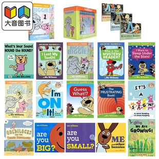 大音 12岁 英文原版 Willems莫.威廉斯童书 Elephant 动物故事绘本 Knuffle Piggie小猪小象 bunny Pigeon