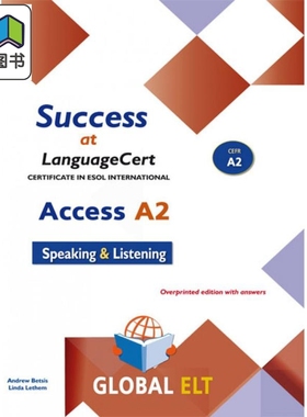 Success at LanguageCert A2 ESOL SELT - Overprinted Edition 成功掌握朗思考试A2 ESOLSELT--带答案的套印版 大音