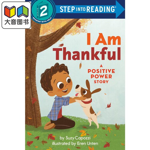 Step into Reading Step 2 I Am Thankful 兰登阅读进阶2正向能力小故事 感恩 英文原版 儿童绘本 分级阅读 大音
