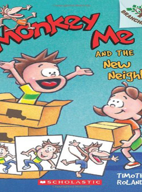 Monkey Me 3 Monkey Me And The New Neighbor 学乐大树系列Branches 我是猴子3 英文原版 儿童小初文学 章节书 大音