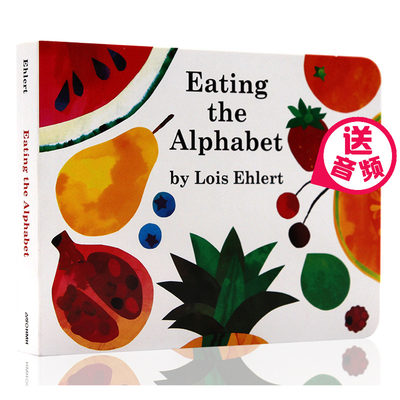 英文原版绘本 Eating the Alphabet: Fruits & Vegetables from A to Z 【纸板】廖彩杏书单 音频