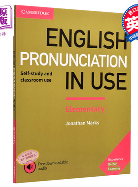 Cambridge English in Use 系列 Pronunciation Elementary Book with Answers 剑桥初级国际英语语音配答案音频 英文原版 工