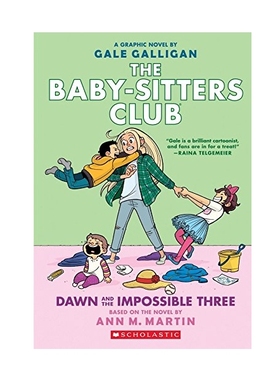 预售 保姆俱乐部5 英文原版 绘本小说 The Baby-Sitters Club Ann M Martin Graphix