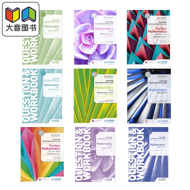 Hodder出版社 Cambridge International AS & A Level 剑桥国际原版图书 数学化学生物物理 学生书练习册复习指南 大音