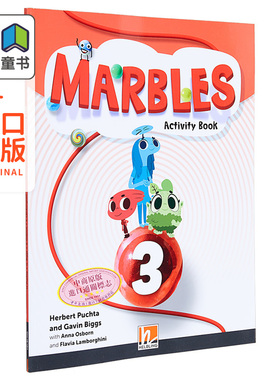 黑布林少儿英语课程 3级别 活动手册含在线资源A1/A1+剑桥YLE考试适用Marbles Activity Book 3 +app +e-zonekids 大音