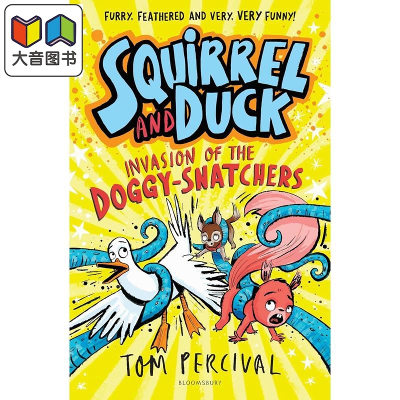 松鼠和鸭子狗狗入侵英文书