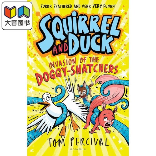 松鼠和鸭子狗狗入侵英文书