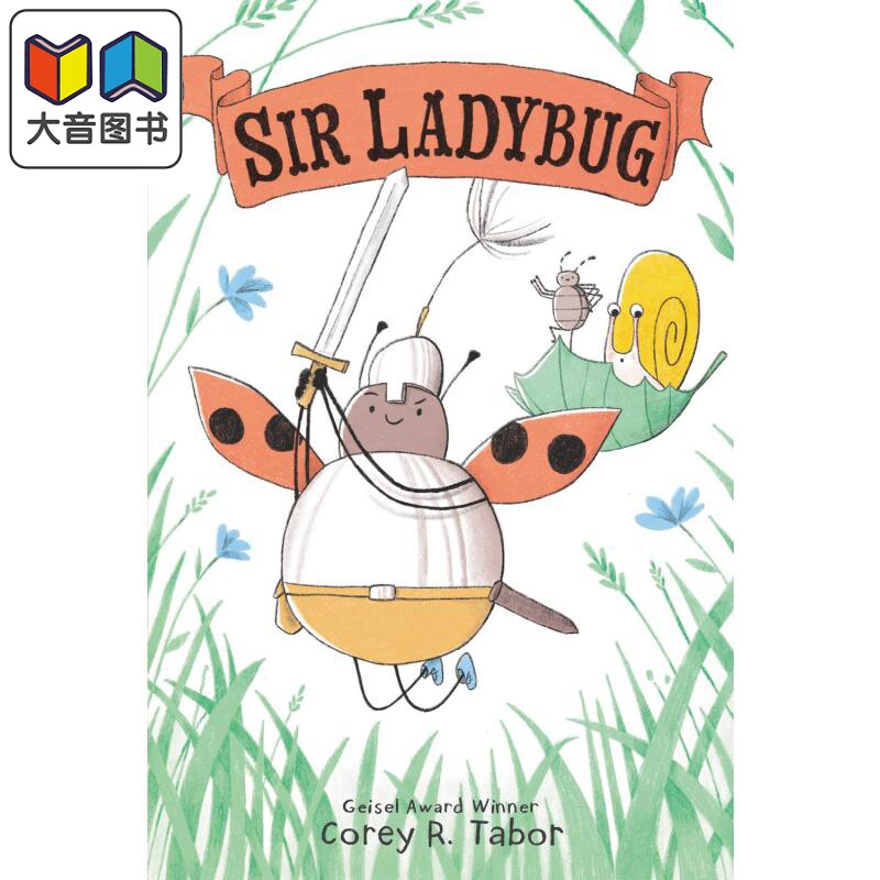 Sir Ladybug 桥梁漫画书:瓢虫爵士 英文原版 进口图书 儿童绘本 漫画故事书 6岁以上童书 故事图画书儿童读物 大音