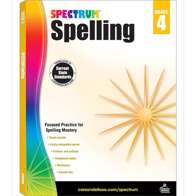 光谱练习册单词拼写系列4年级