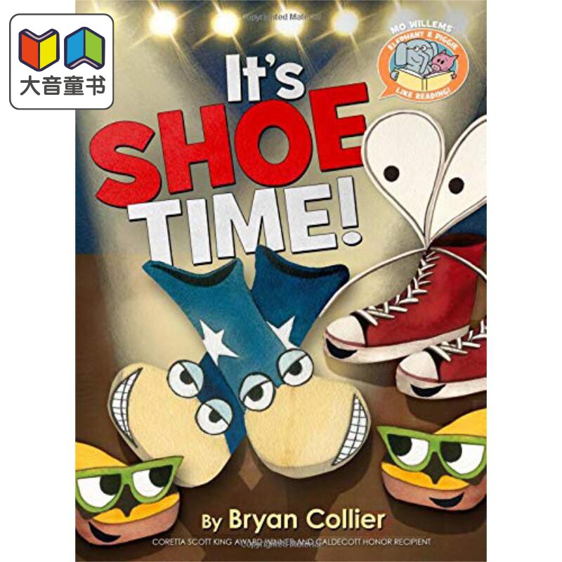Elephant Piggie Like Reading Its Shoe Time 小猪小象爱阅读系列鞋子的时间英文原版书儿童绘本英语启蒙4 8岁mo Willems 大音图书音像专营店