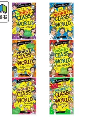 预售 爆笑连连的班级1-6 共6册 The Worst Class in the World 英文原版 爆笑青少年小说 插图章节故事书 儿童文学7岁+ 大音
