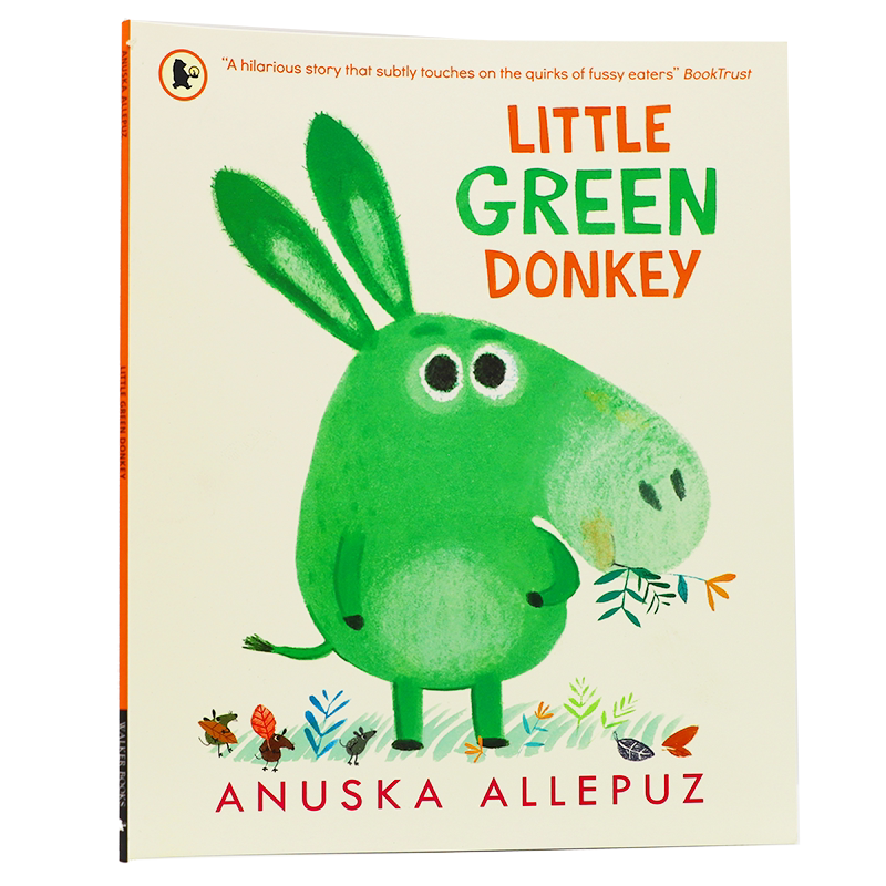 小驴子变绿了 英文原版绘本 Little Green Donkey 小绿驴 英文版儿童英语图画故事书 Anuska Allepuz