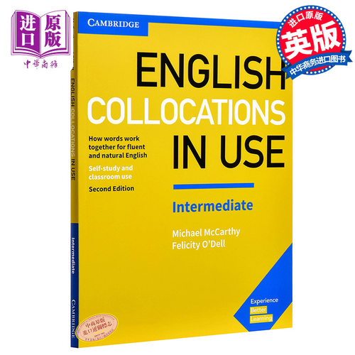 Cambridge English in Use 系列 Collocations Intermediate Book 剑桥中级英语搭配 英文原版书 带答案 自学和课堂用工具书