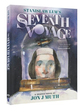 英文原版全彩漫画图画故事书 精装大开本 The Seventh Voyage 太空历险 平面小说Stanislaw Lem