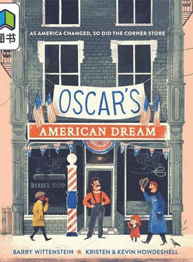奥斯卡的美国梦Kristen Howdeshell Oscar's American Dream英文原版 儿童绘本故事书精装精品绘本进口 4-8岁童书 大音