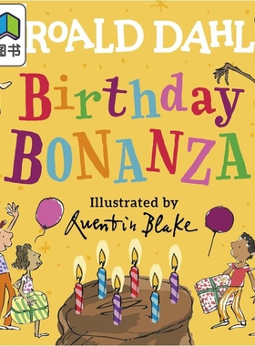 Roald Dahl Birthday Bonanza 罗尔德达尔 生日派对 英文原版进口图书 低幼儿童绘本 纸板书 故事图画书 大音