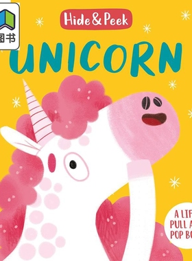 Unicorn: A lift pull and pop book 翻翻独角兽 英文原版 儿童绘本 幼儿认知识物 Nancy Loewen 0-3岁 大音
