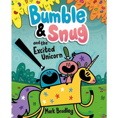 桥梁漫画 小怪物小队 2 Bumble and Snug and the Excited Unicorn Book 2 英文原版 儿童小初文学 故事图画书 大音