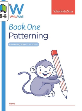英国S&S教辅 WriteWell 1: Patterning 书写训练 1: 图案 4-5岁 英文原版 英语书写练习 大音