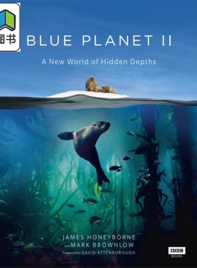 BBC纪录片 海洋百科 蓝色星球II 英文原版 Blue Planet II 詹姆斯霍尼伯内 海洋生物纪实 全彩精装 科普读物 大音