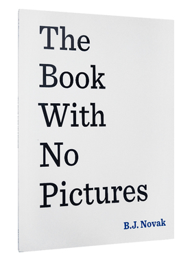 没有图片的书 英文原版 亚马逊|The Book With No Pictures|B. J. Novak (作者) 幽默故事书 纽约时报畅销书