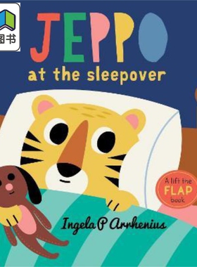 Jeppo at the Sleepover 杰波去过夜 英文原版儿童绘本 故事绘本 Ingela P Arrhenius 精装 3到6岁 大音