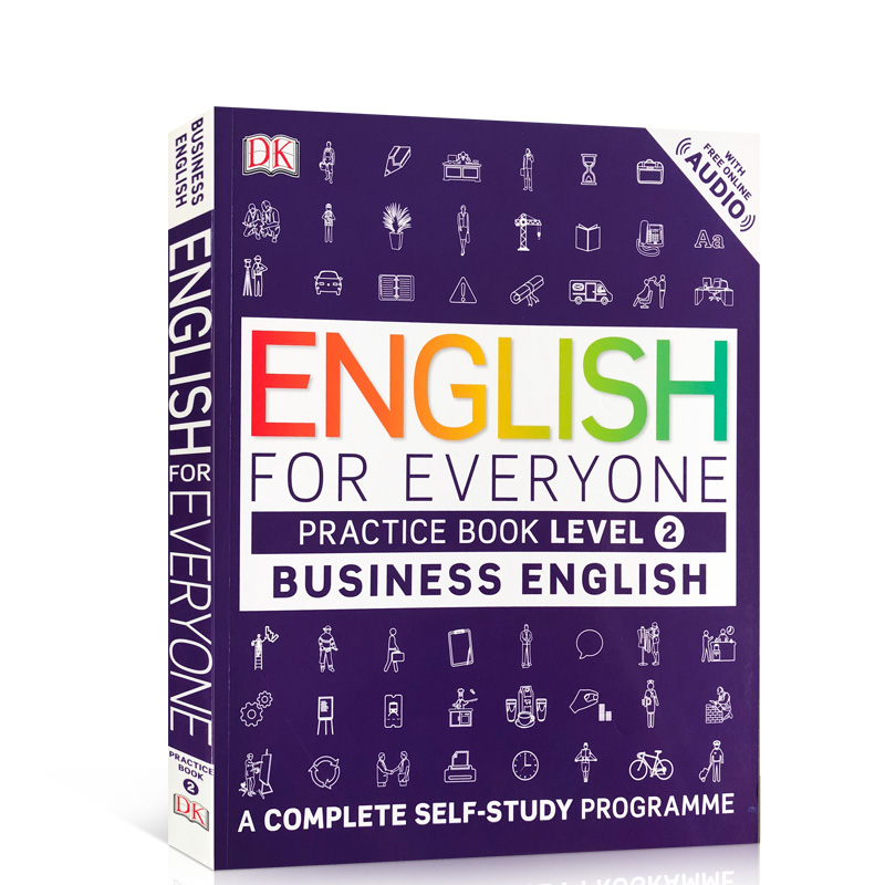 英文原版人人学英语系列商务英语2练习册 English for Everyone Business English Level 2 Practice Book自学学习教材