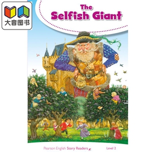 Pearson English kids readers培生小学英语分级绘本2级 自私的巨人The Selfish Giant蓝思值480L中心词400 原版 大音
