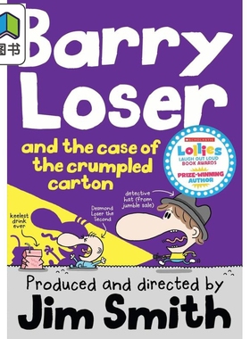 倒霉蛋巴里 巴里的纸箱 The Barry Loser Barry Loser and the Case of the Crumpled Carton英文原版 幽默笑话 大音