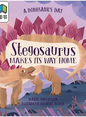 DK绘本 恐龙日记5 A Dinosaurs Day Stegosaurus Makes Its Way Home英文原版 儿童绘本 动物故事图画书 进口童书 大音