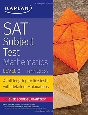 卡普兰SAT数学二级 2017版 英文原版 SAT Subject Test Mathematics Level 2